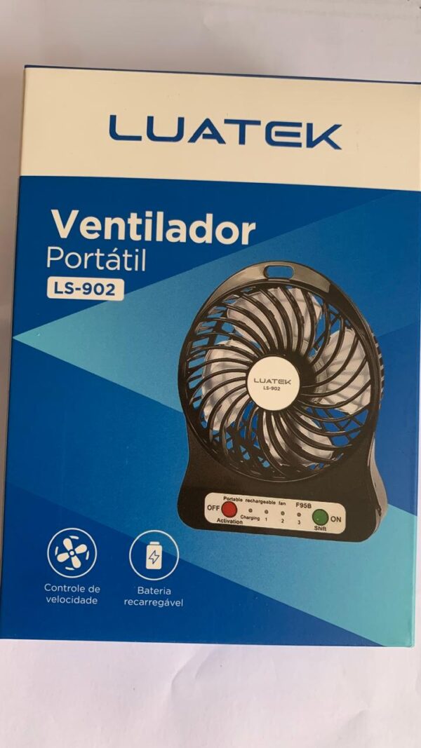 MINI VENTILADOR DE MESA LUATEK - Imagem 2