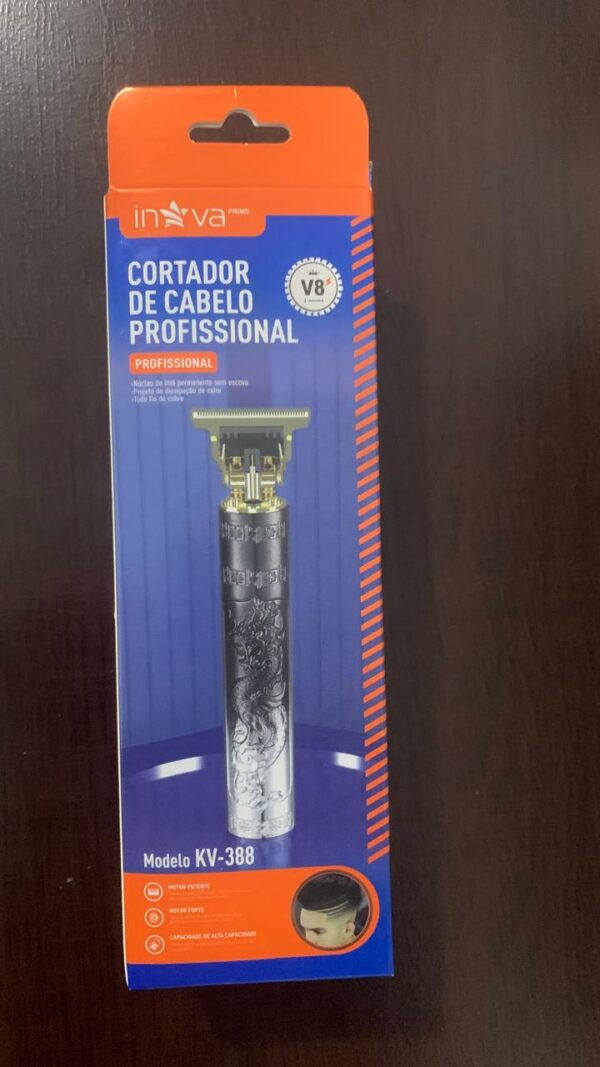 Máquina de Cortar Cabelo e Barba Recarregável INOVA - KV-388 - Imagem 3