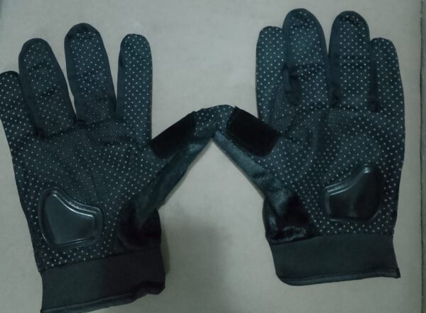 Luva Tow Kie Preta Moto Motoqueiro Motocross Bike Trilha Preto - Imagem 2