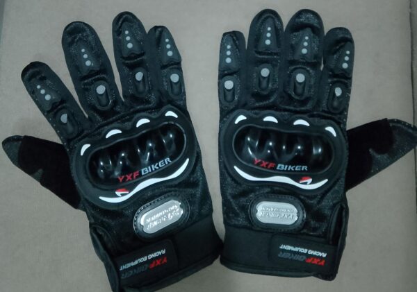 Luva Tow Kie Preta Moto Motoqueiro Motocross Bike Trilha Preto