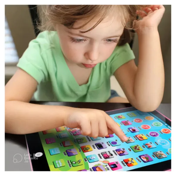 Tablet Didático Educativo Infantil Crianças Inglês/Português Montessori - Imagem 4