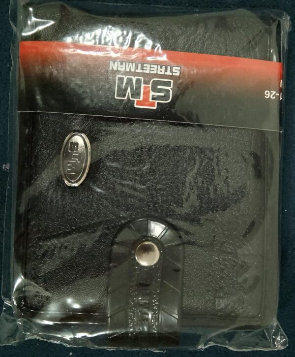 Carteira Masculina Porta Cartão Slim Couro Ecológico Botão de Alta Resistência - Imagem 2