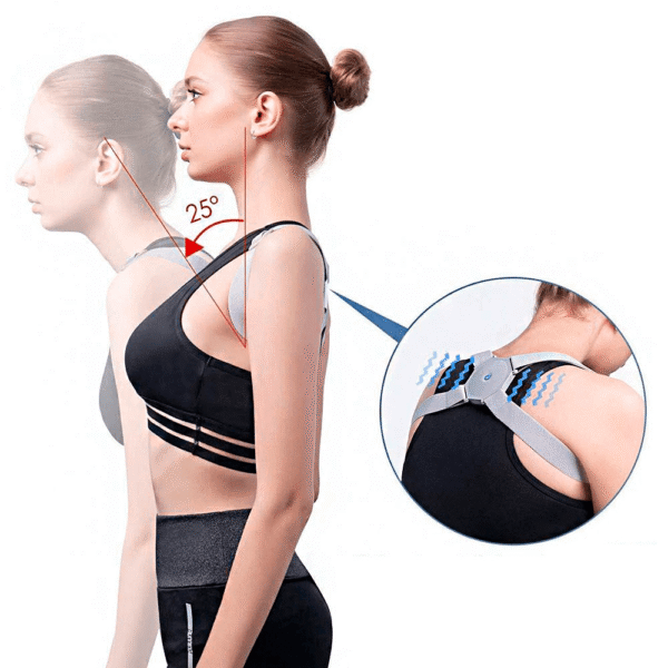 Colete Corretor Vibratório Postural Smart Sensor Corrector 0 0 - Imagem 3